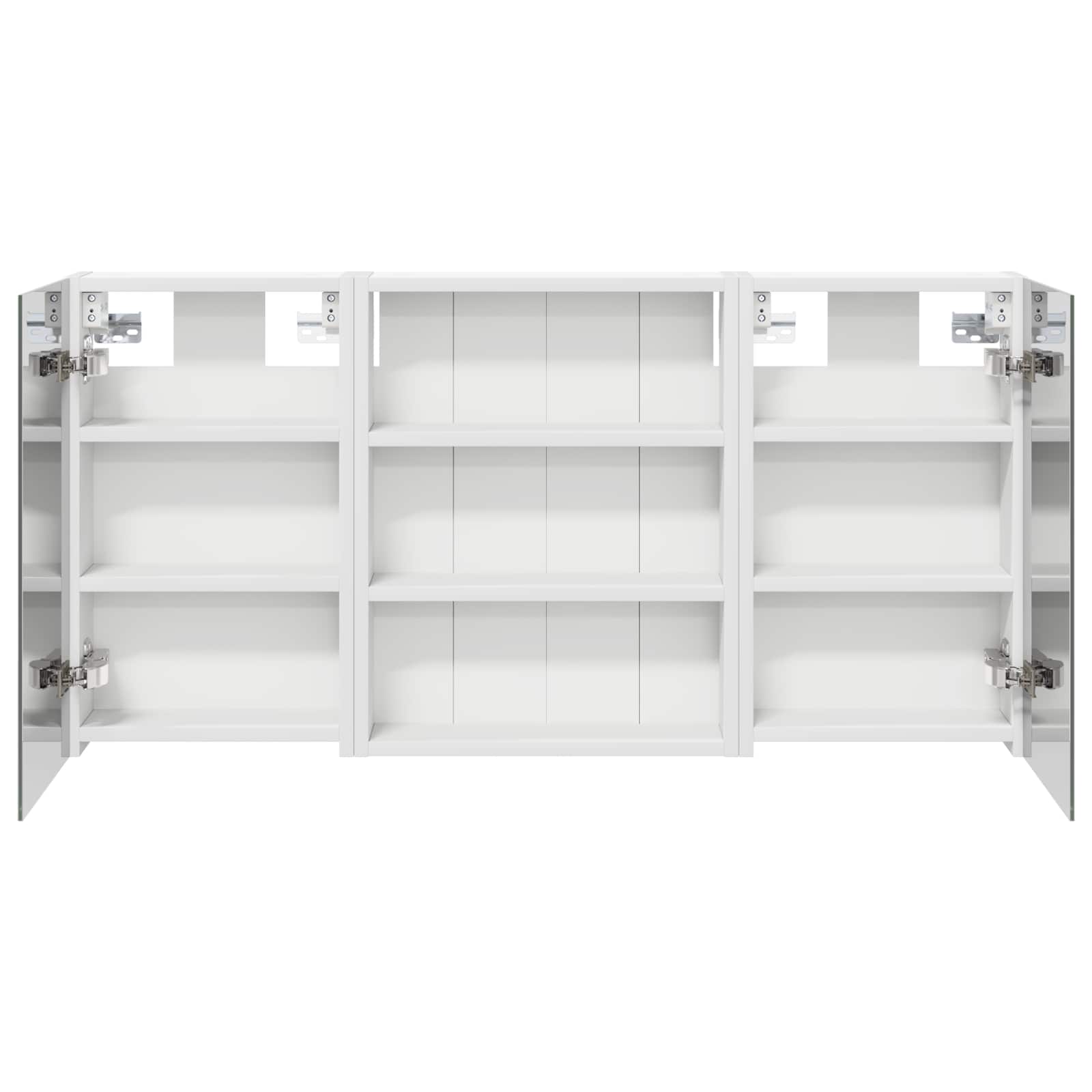 Badezimmerschrank-Set 3 pcs 80 x 10,5 x 50 cm Holzwerkstoff