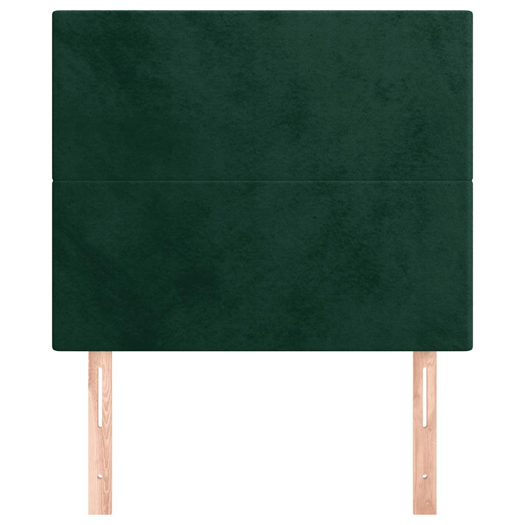Kopfteil Hellgrau 80x5x118/128 cm Samt