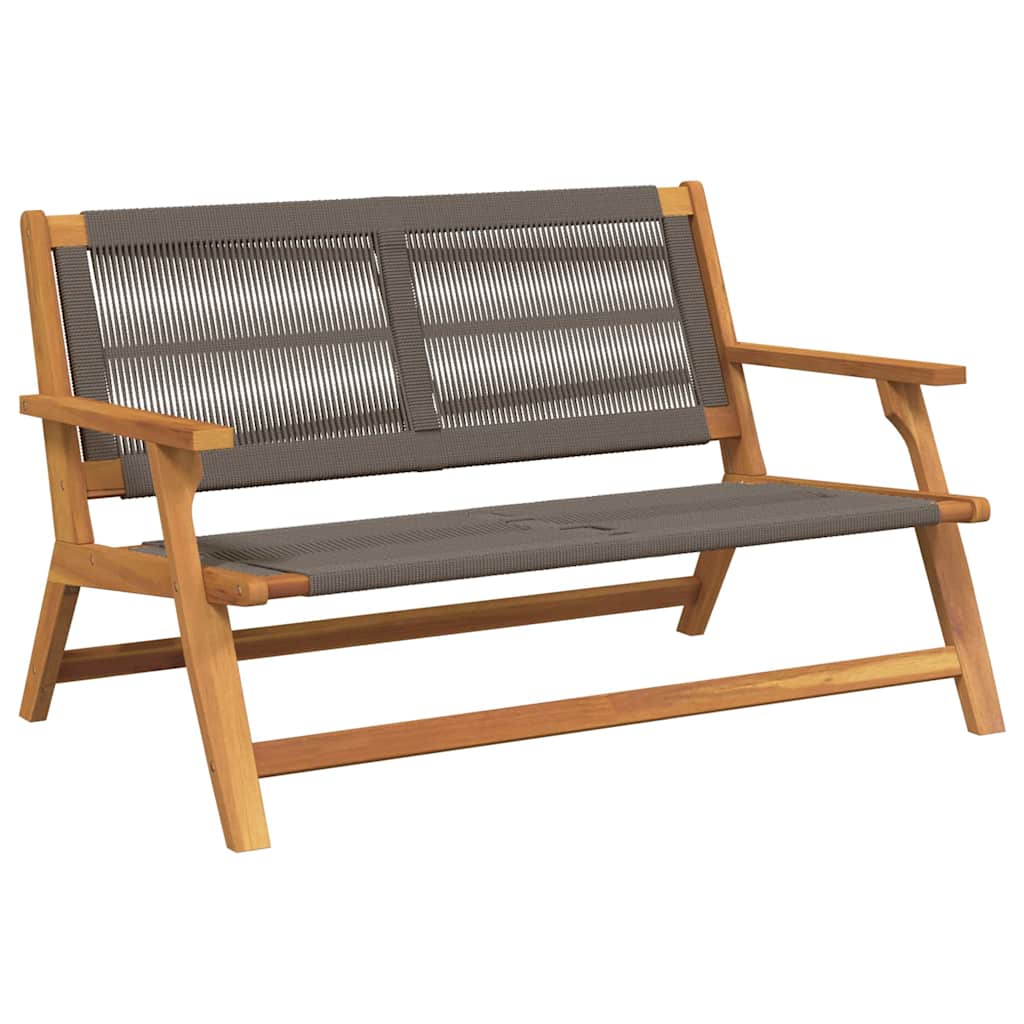 gartenmöbel Schwarz 122 x 78 x 73 cm Massivholz Akazie