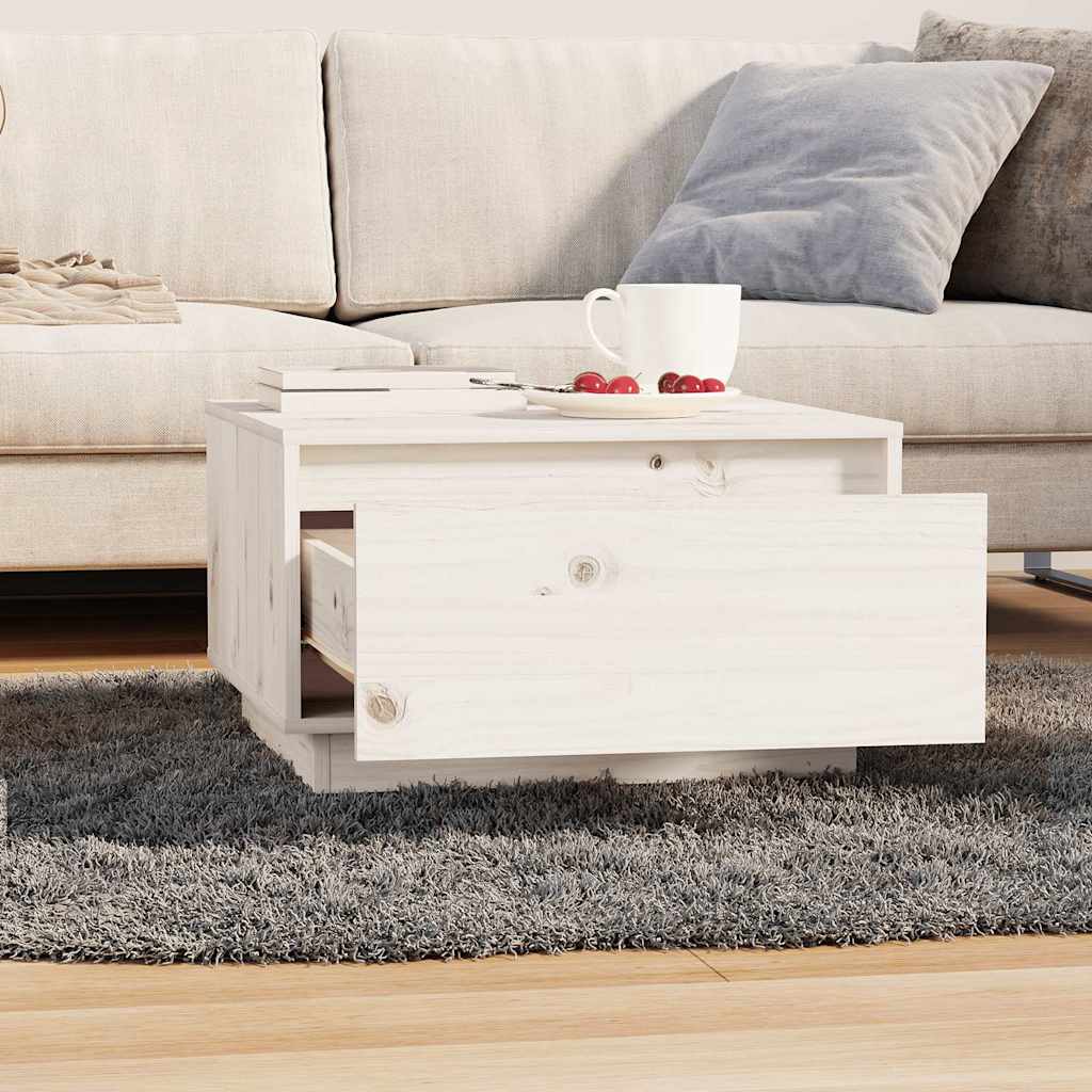 Couchtisch 55x56x32 cm Massivholz Kiefer