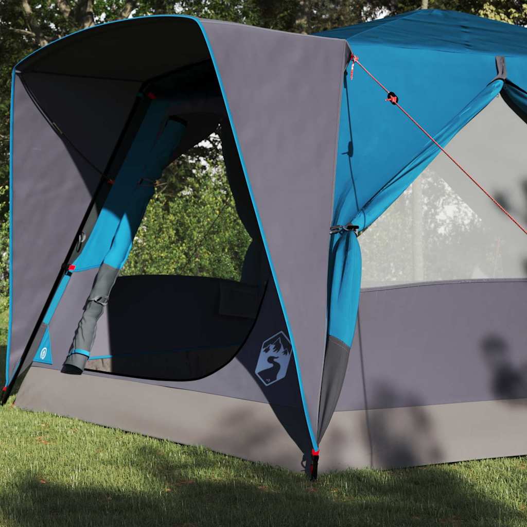 Kabinenzelt für 7 Personen mit Dach Grün 400 x 350 x 212 cm