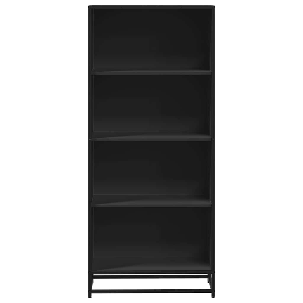Bücherregal Schwarz 60x35x139 cm Holzwerkstoff