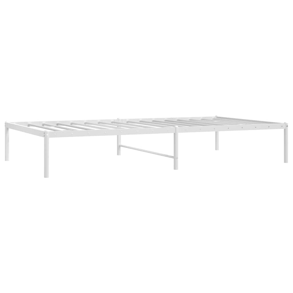 Bettgestell Metall Schwarz 75x190 cm