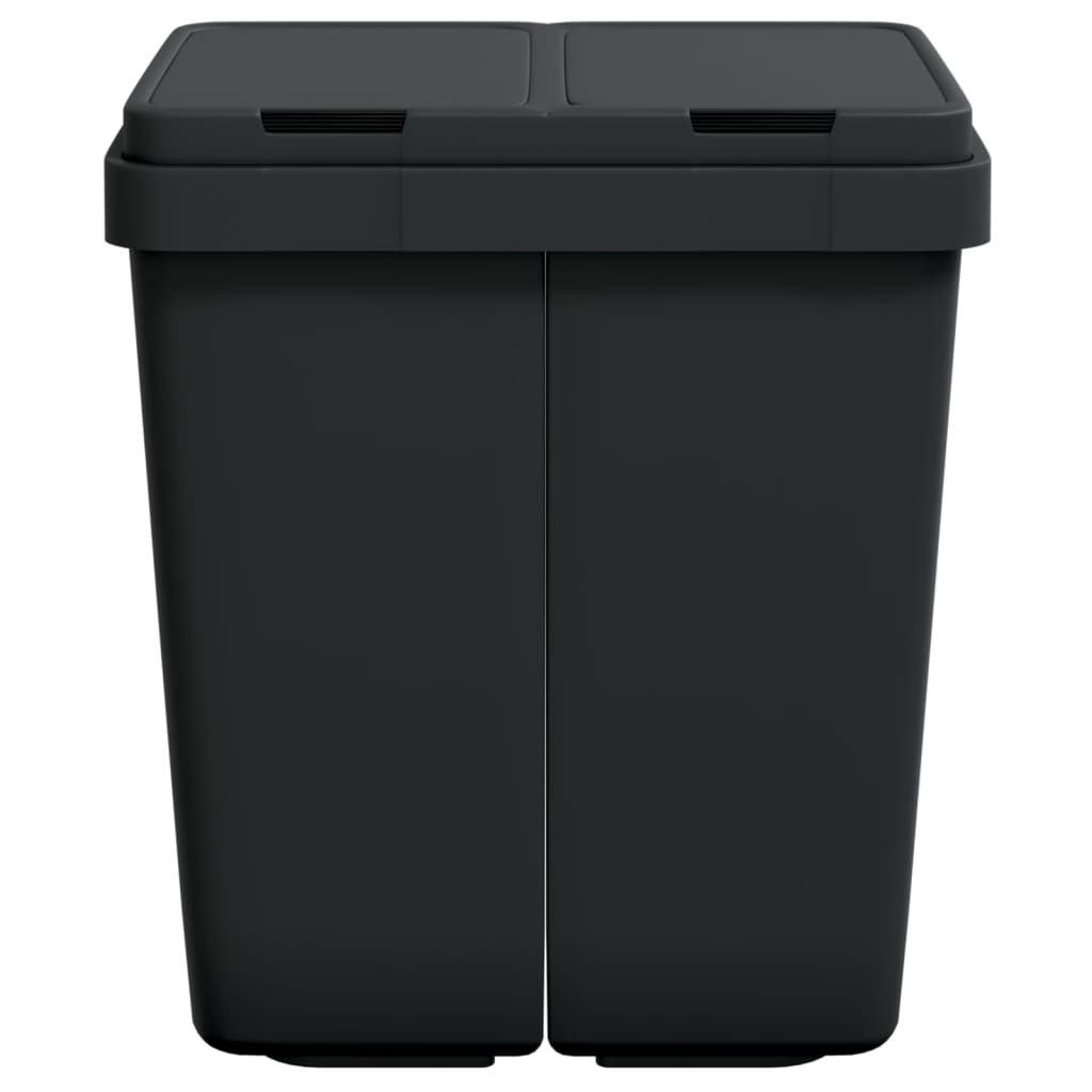 Duo Mülleimer Weiß 2x25 L