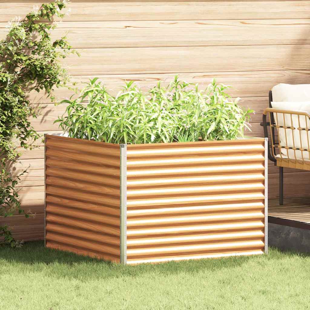Garten-Hochbeet 100 x 50 x 36 cm Cortenstahl