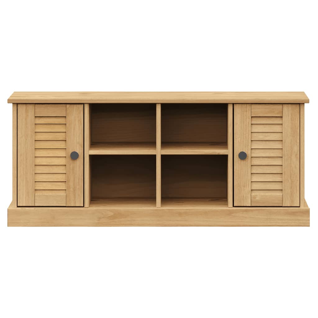 Schuhbank VIGO Weiß 106x35x45 cm Massivholz Kiefer