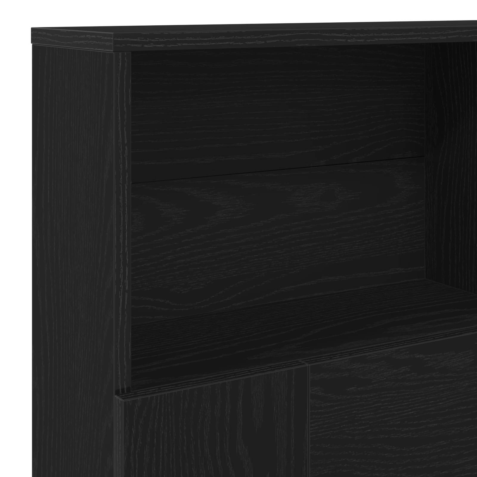 Bett-Kopfteil mit Ablagen Weiß 100x19x103,5 cm