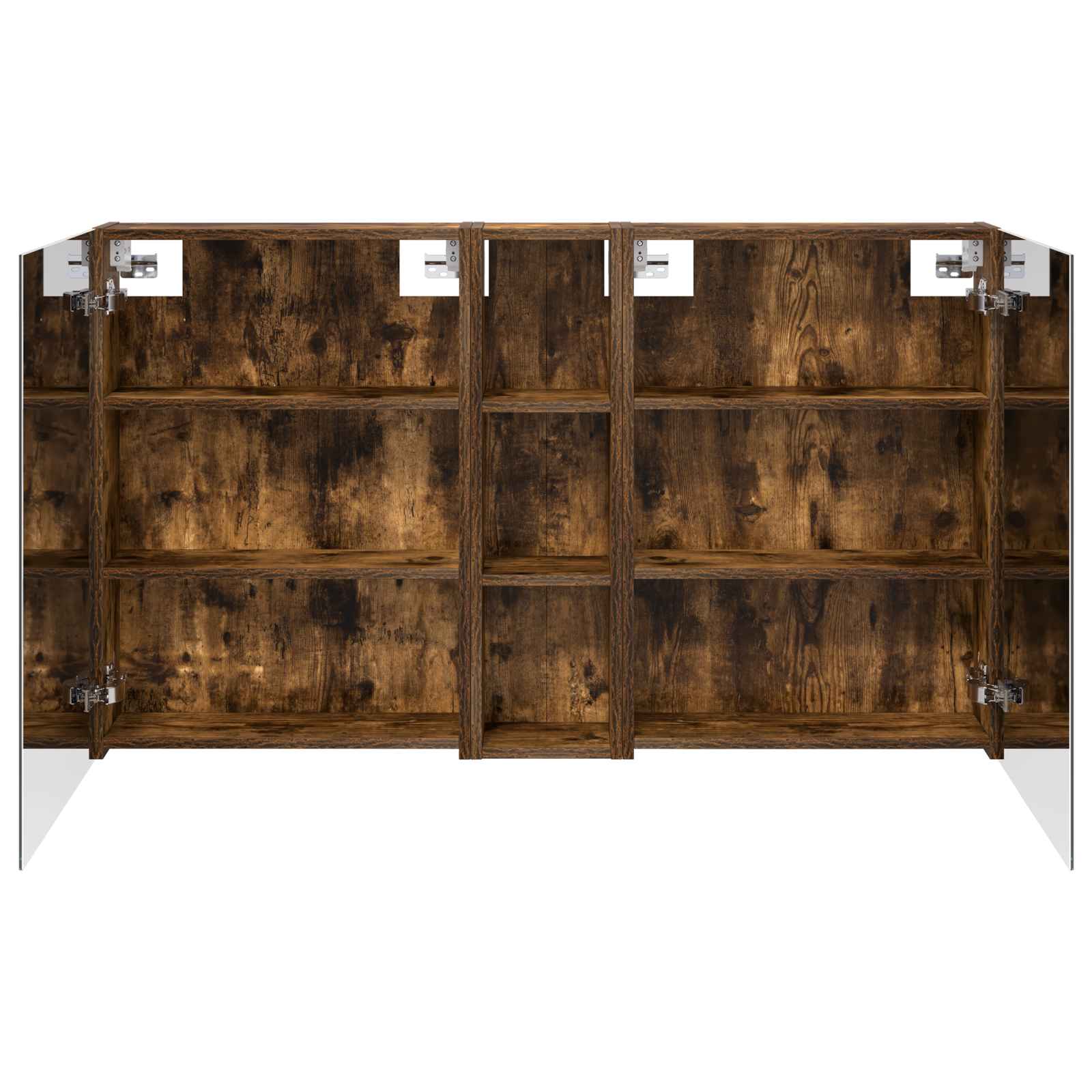 Badezimmerschrank-Set 3 pcs 80 x 10,5 x 50 cm Holzwerkstoff