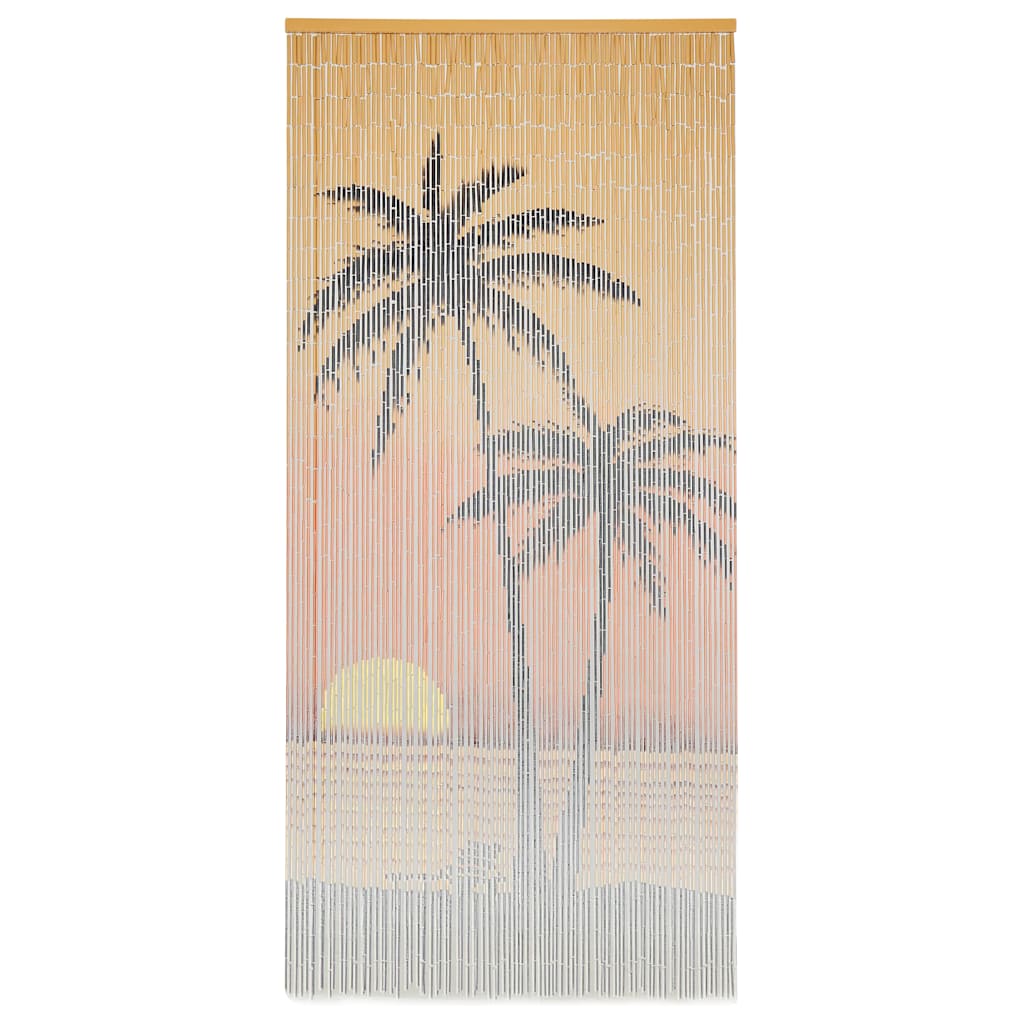 Insekten-Türvorhang Bambus Druck 90x220 cm Bambus
