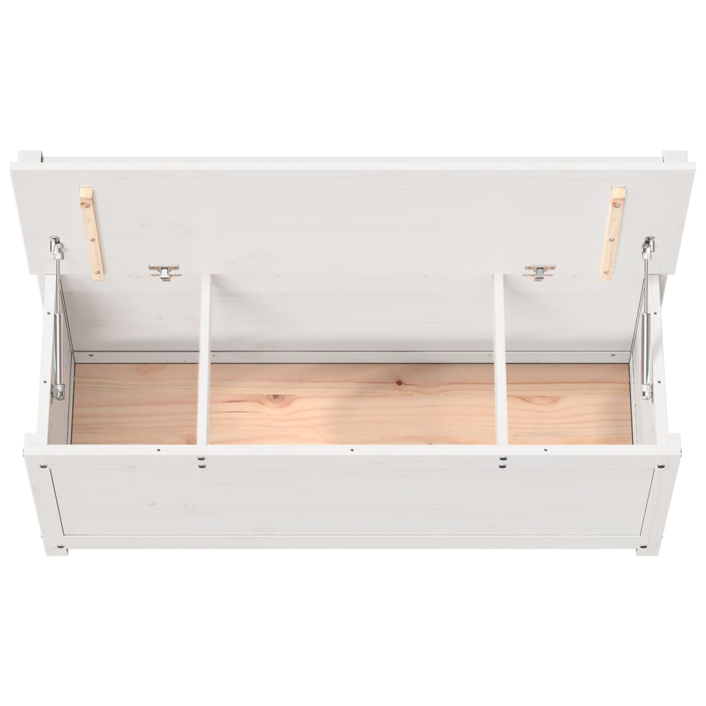 Sitzbank 80x41x77 cm Massivholz Kiefer