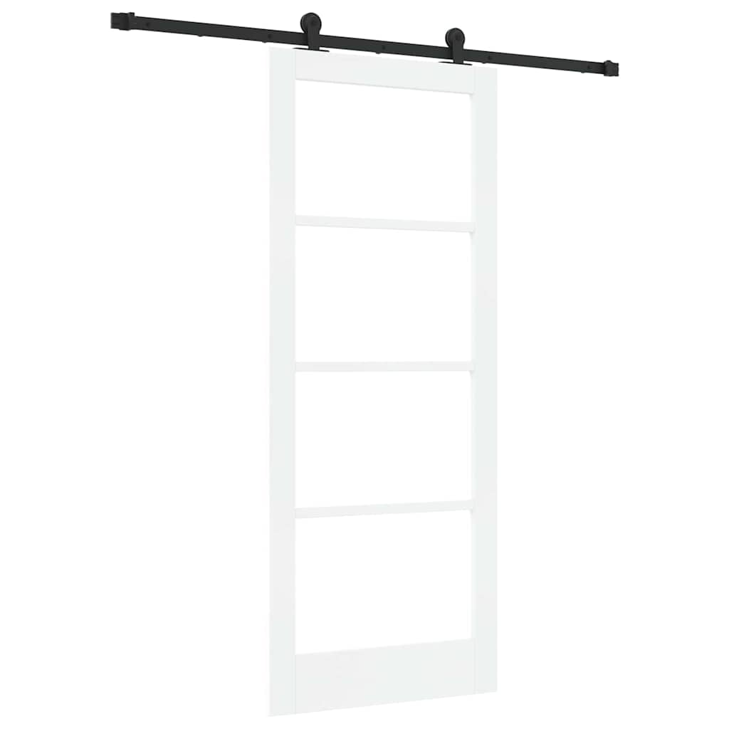 Schiebetür ORKDAL Natürlich und Schwarz 61 x 198,5 cm