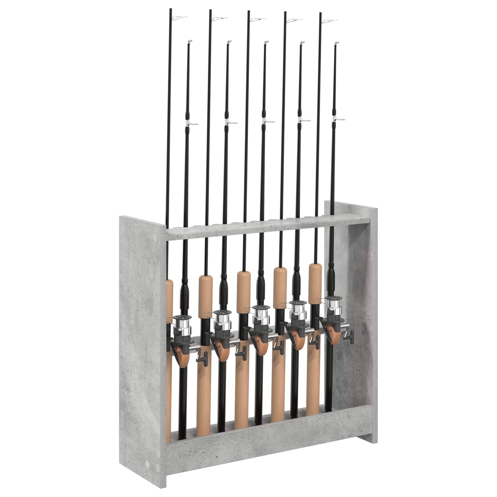 Billardqueue-Ständer Holzwerkstoff 60 x 20 x 57 cm Weiß