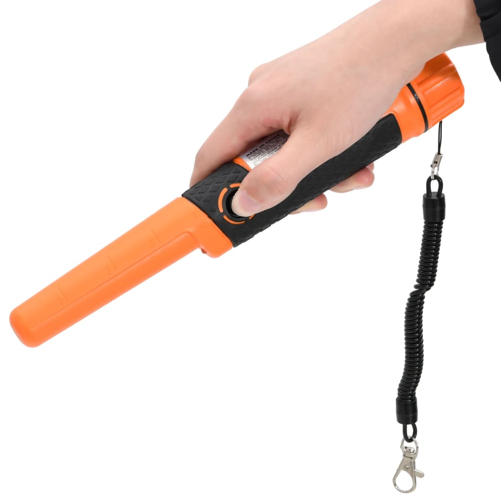 Metalldetektor-Pinpointer mit LCD-Display Schwarz und Gelb