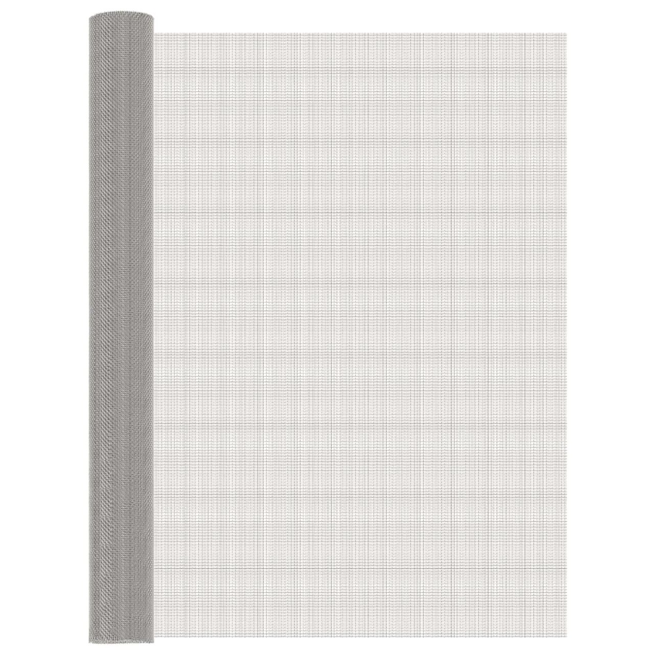 Mesh Bildschirm 20 x 500 cm 20 Mesh Edelstahl 201 Silber