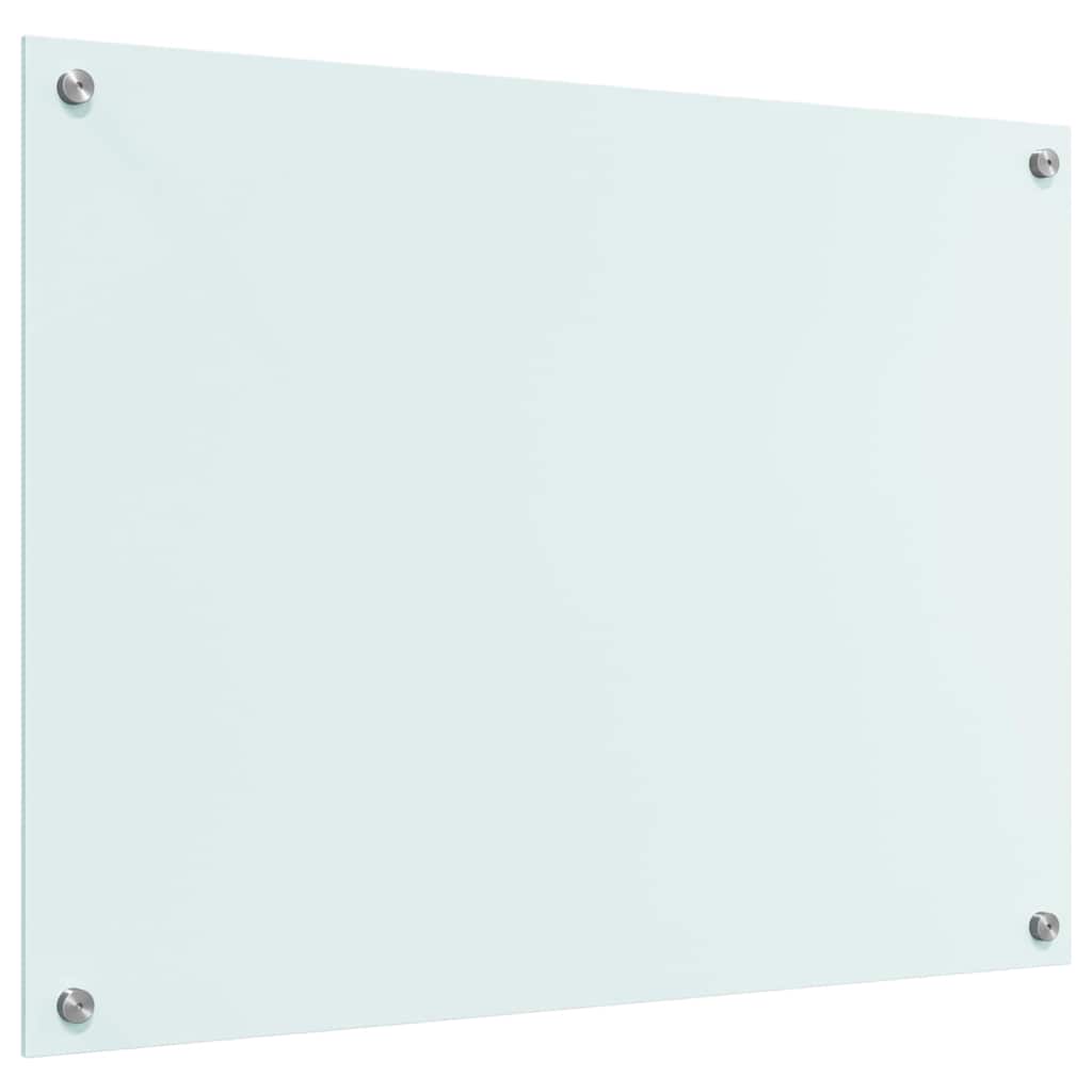Küchenrückwand 2 pcs Weiß 70 x 40 cm Gehärtetes Glas
