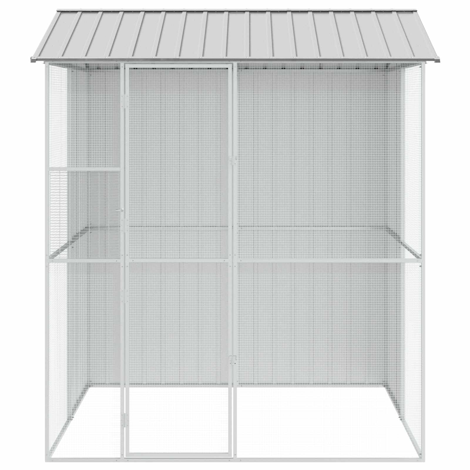 Vogelkäfig Anthrazit 215 x 110 x 247 cm Verzinkter Stahl