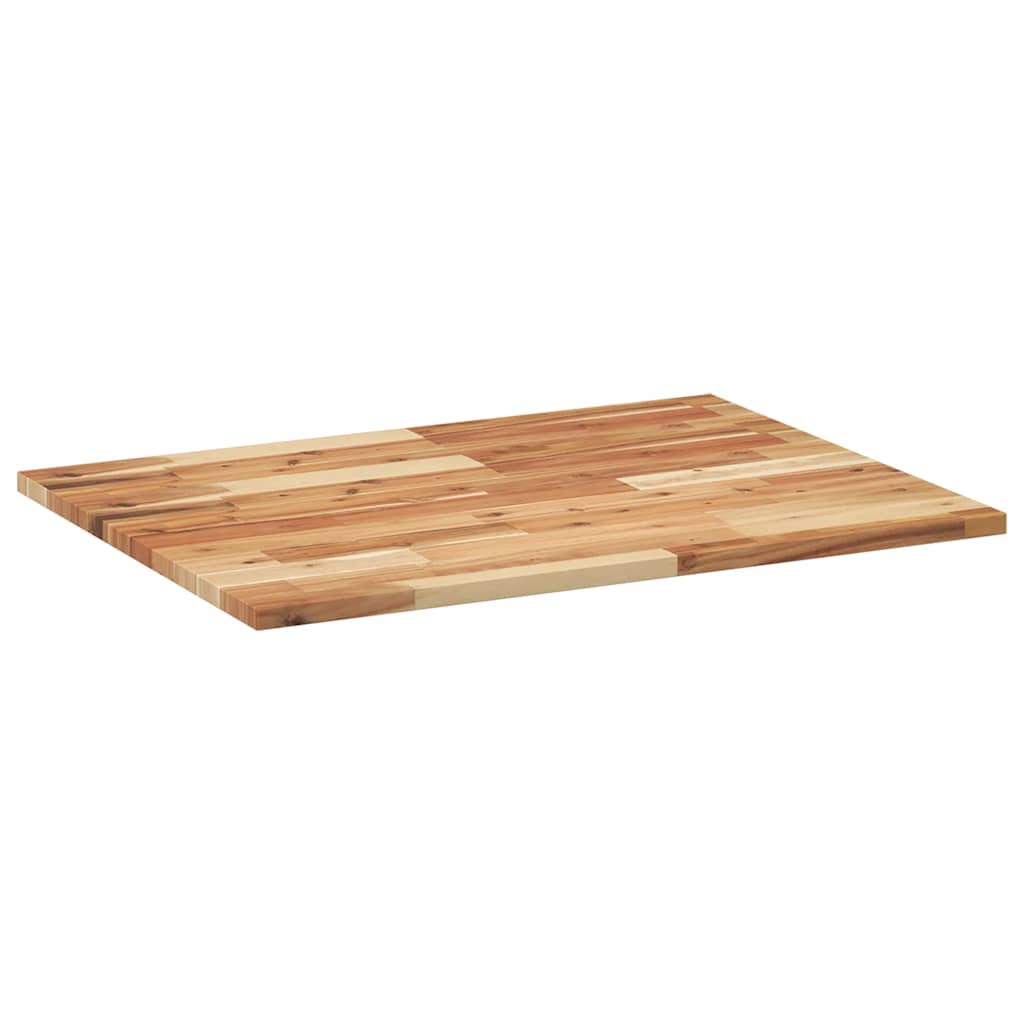 Schreibtischplatte Unbehandelt 60x50x2 cm Massivholz Akazie