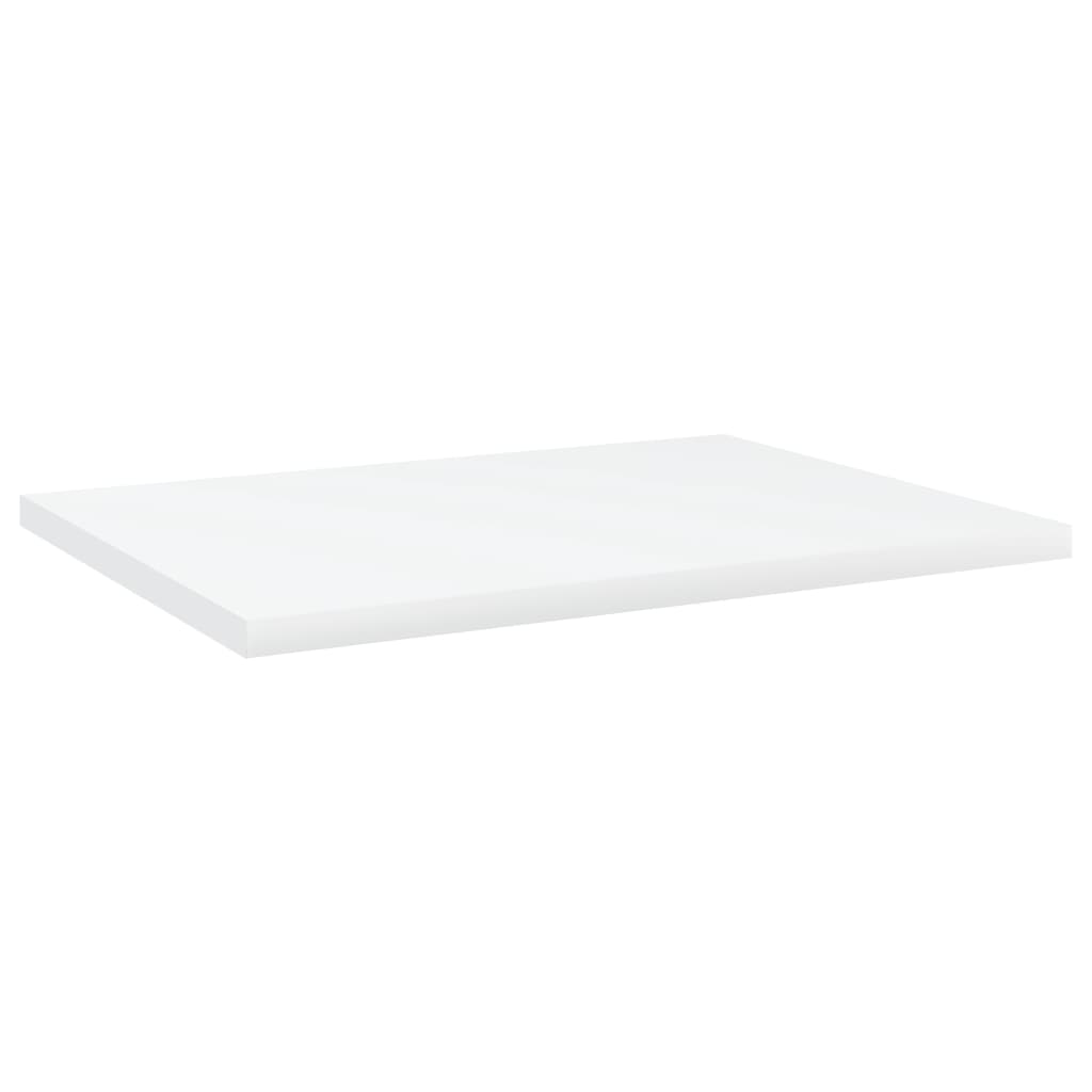 Bücherregal-Bretter 4 Stk. Weiß 40x10x1,5 cm Holzwerkstoff