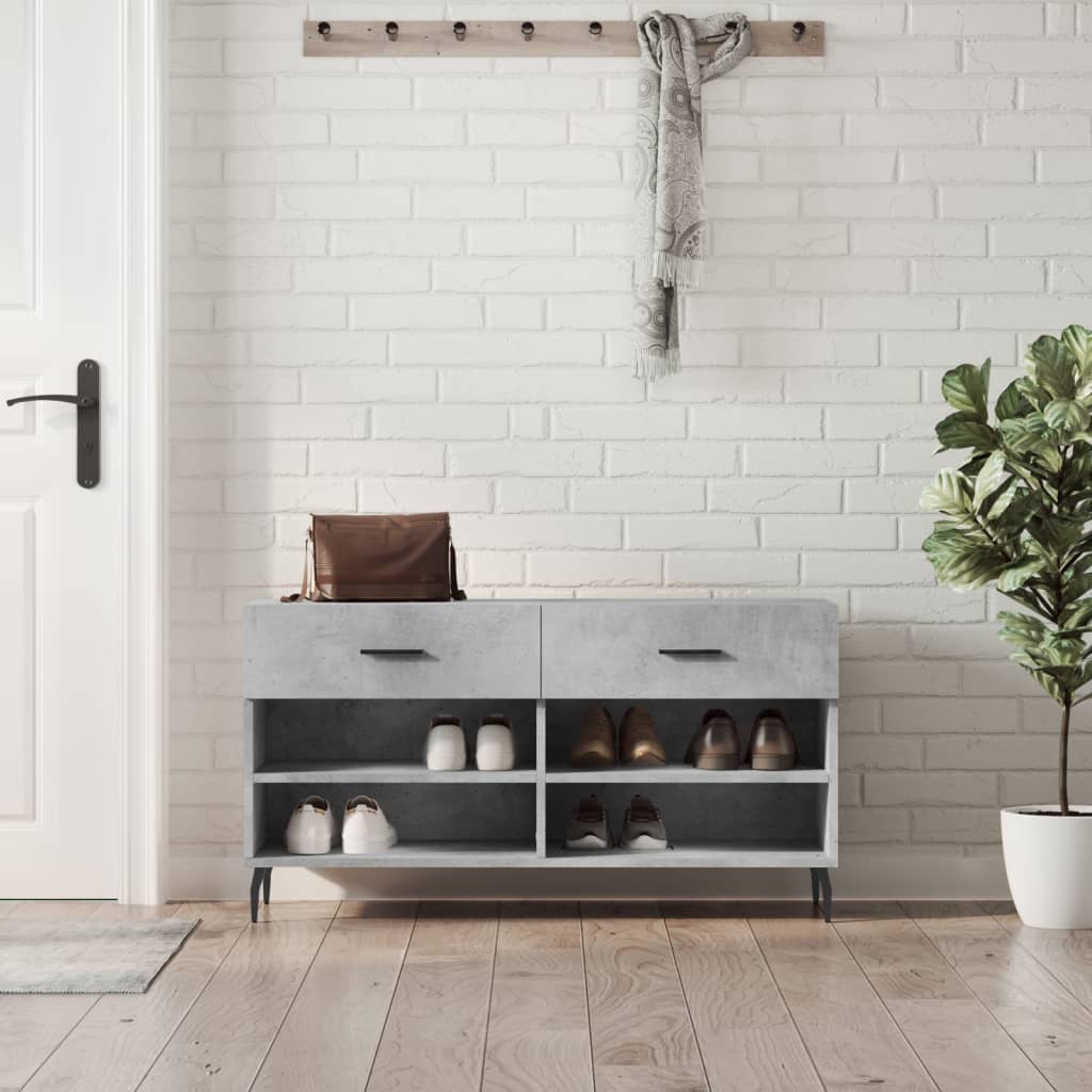 Schuhbank Weiß 102x35x55 cm Holzwerkstoff