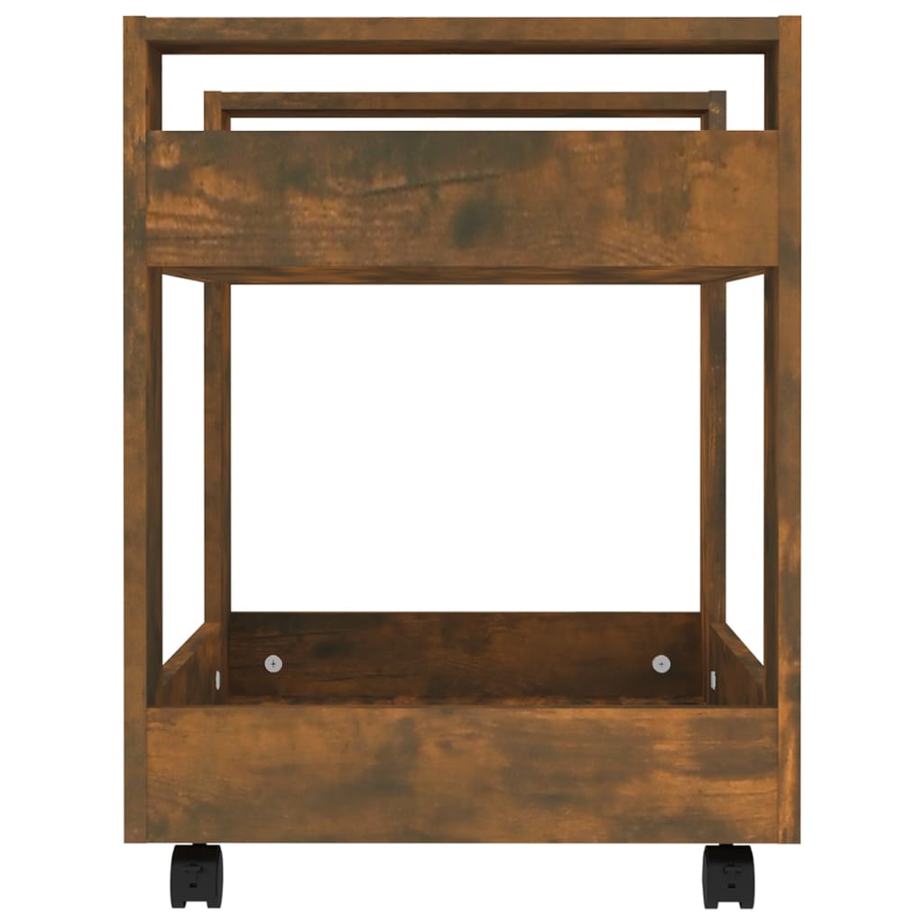 Bürowagen Weiß 60x45x60 cm Holzwerkstoff