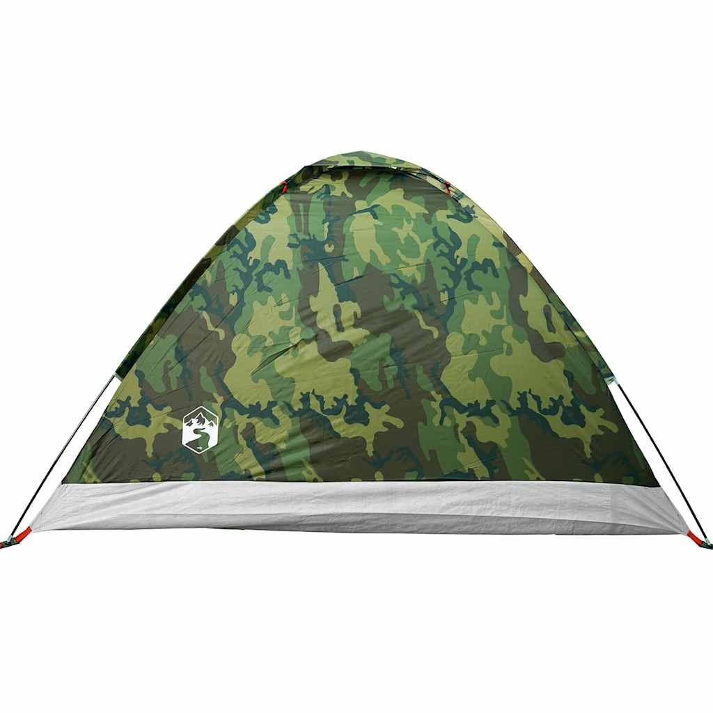 Kuppel-Campingzelt 2 Personen Olivgrün Wasserdicht