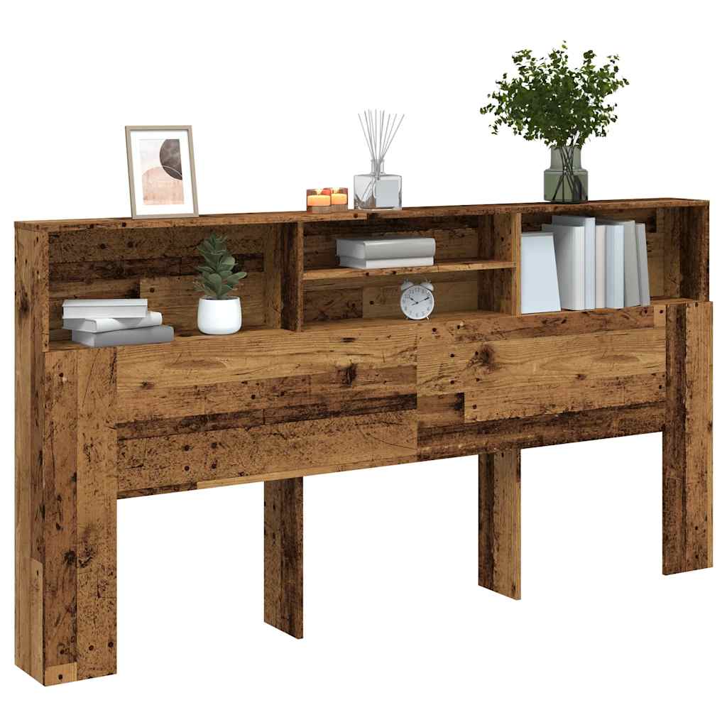 Bett-Kopfteil mit Ablagen Weiß 100x19x103,5 cm