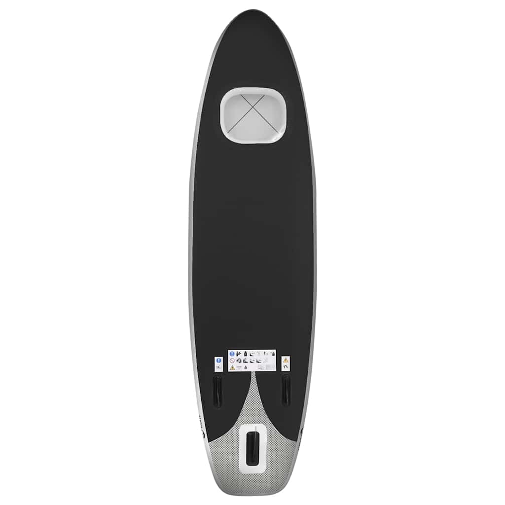 SUP-Board-Set Aufblasbar Blau 300x76x10 cm