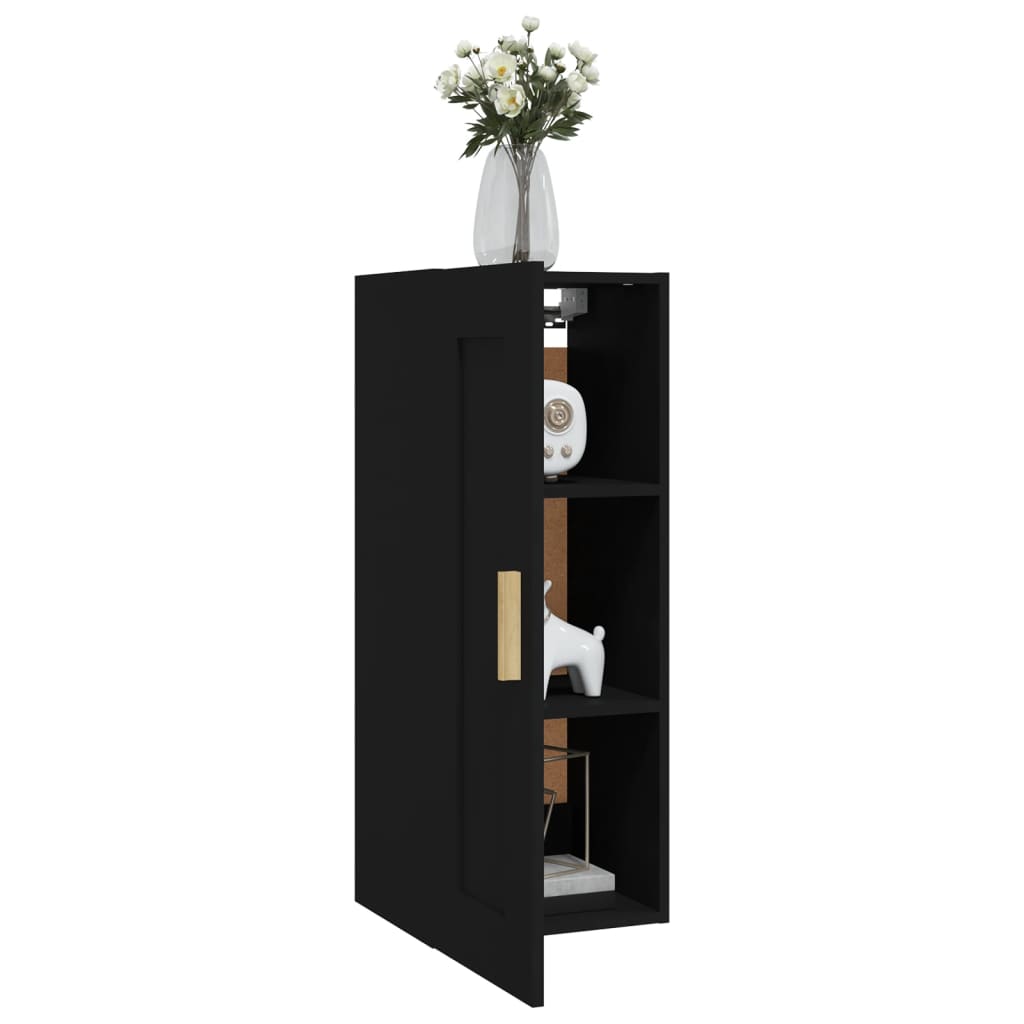 Wandschrank Weiß 35x34x90 cm Holzwerkstoff