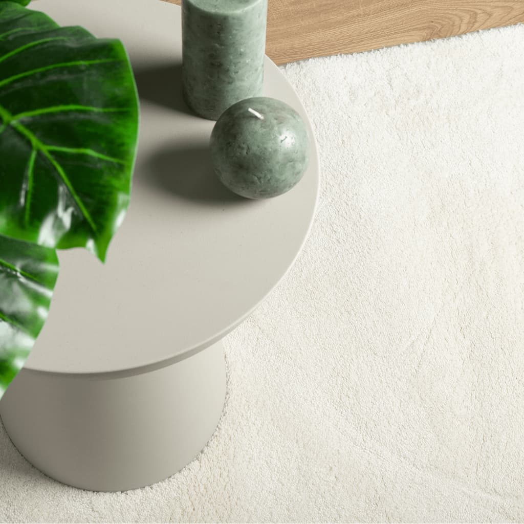 Teppich OVIEDO Kurzflor Anthrazit 120x120 cm