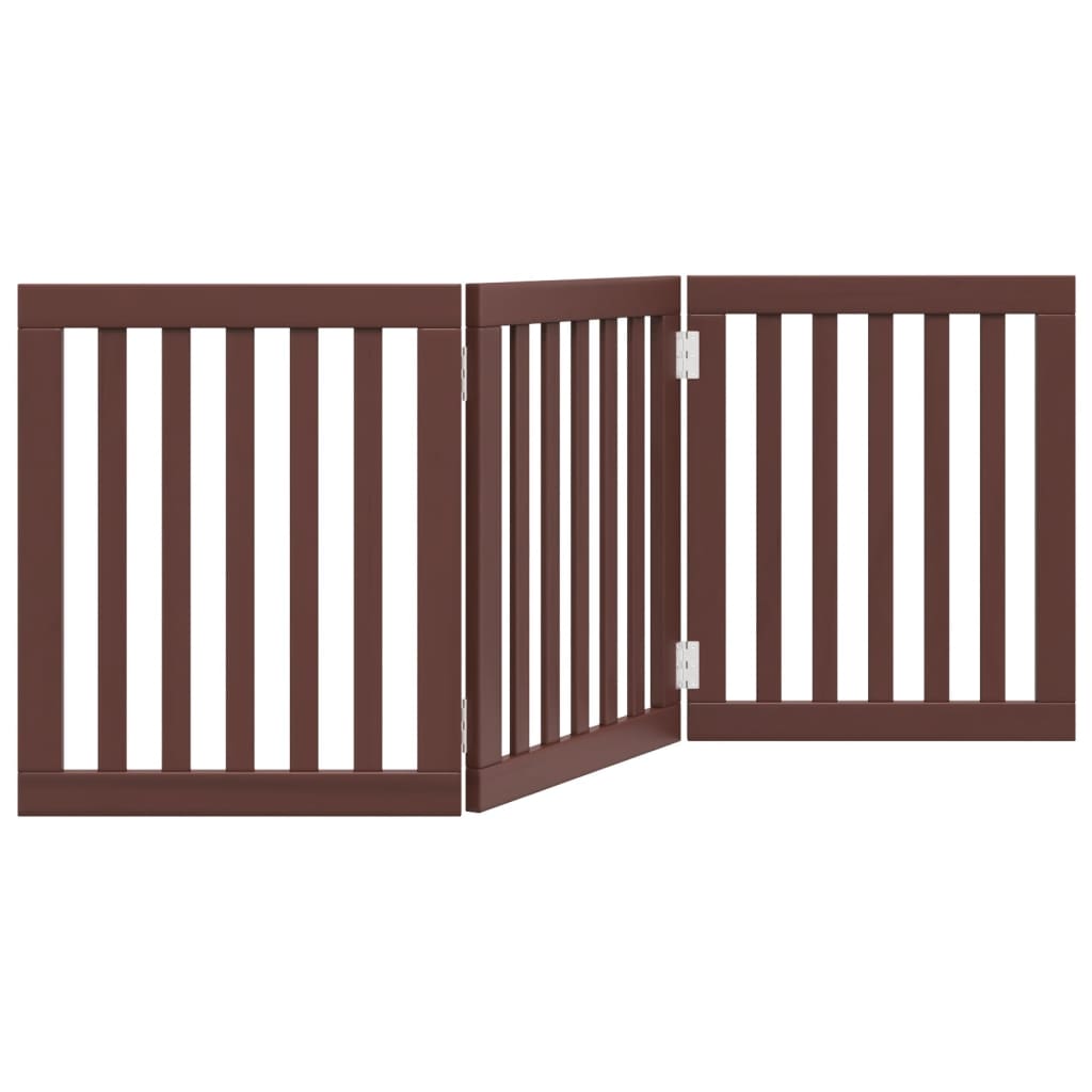 Hundegitter Faltbar 3 Paneele 150 cm Pappelholz