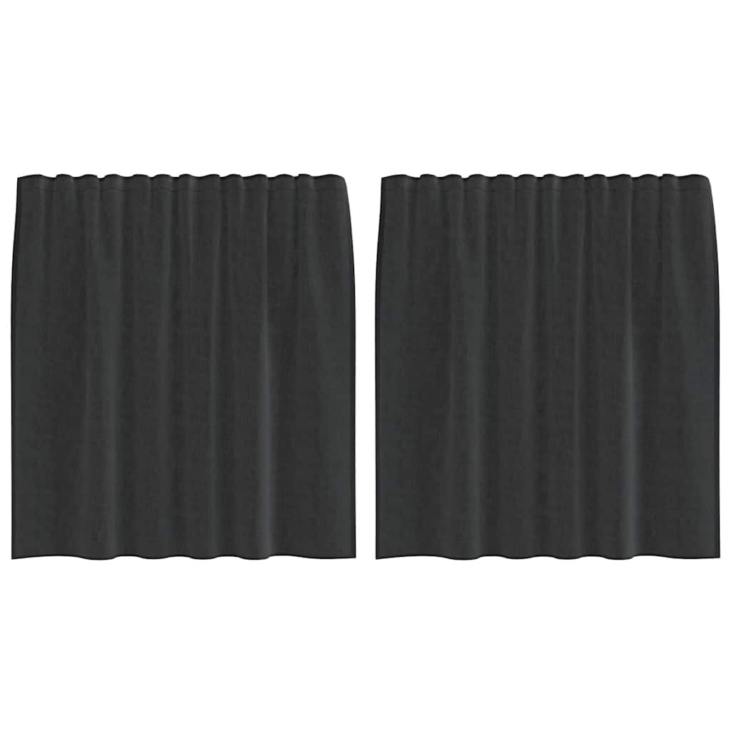 Voile Vorhänge mit Ösen 2 Stk. Apfelgrün 140x140 cm