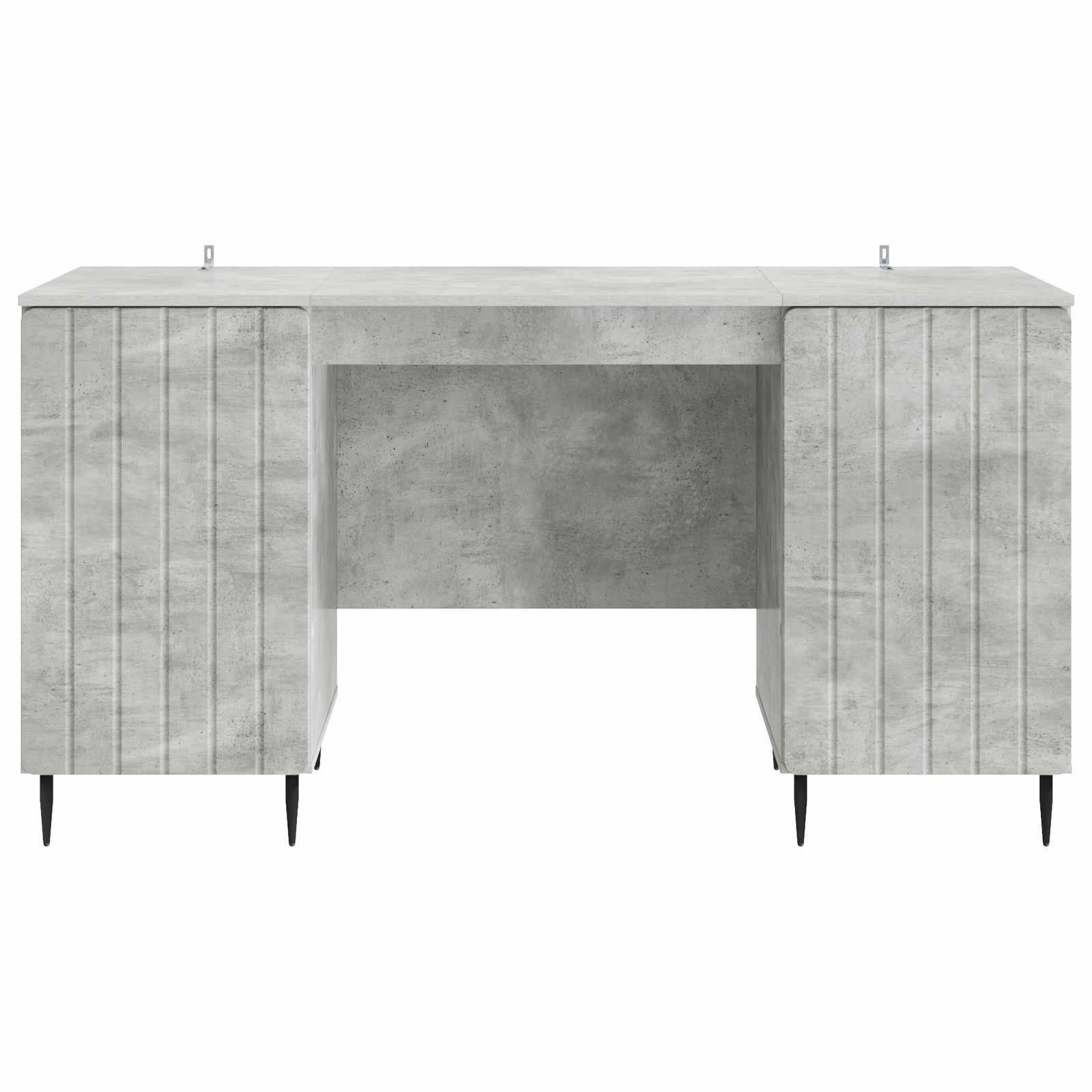 Schreibtisch mit Regal Schwarz 142,5 x 50 x 75 cm Holzwerkstoff
