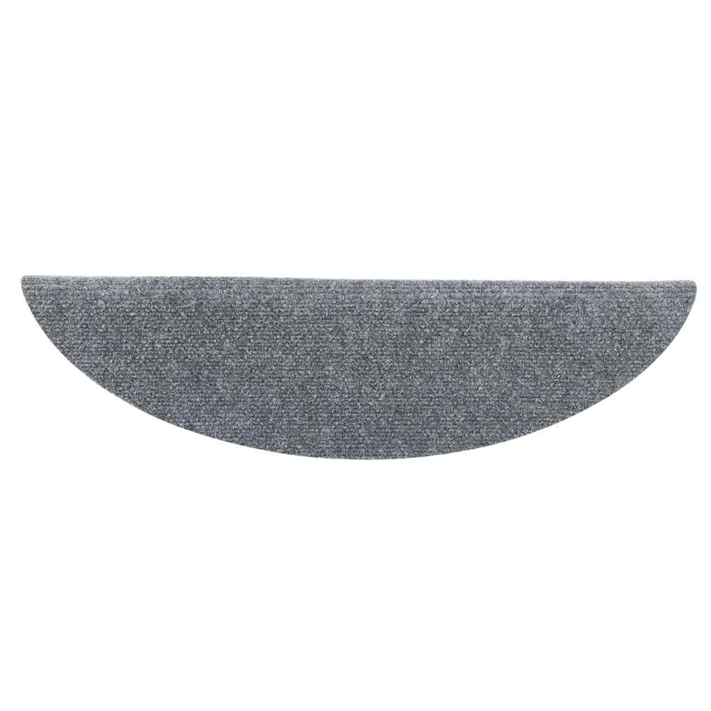 Stufenmatten Selbstklebend 15 Stk. 56x17x3 cm Hellbraun Halbrund
