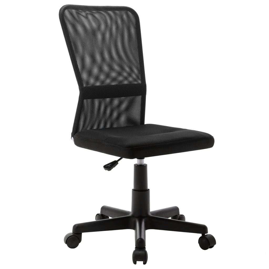 Bürostuhl Schwarz und Blau 44x52x100 cm Netzgewebe