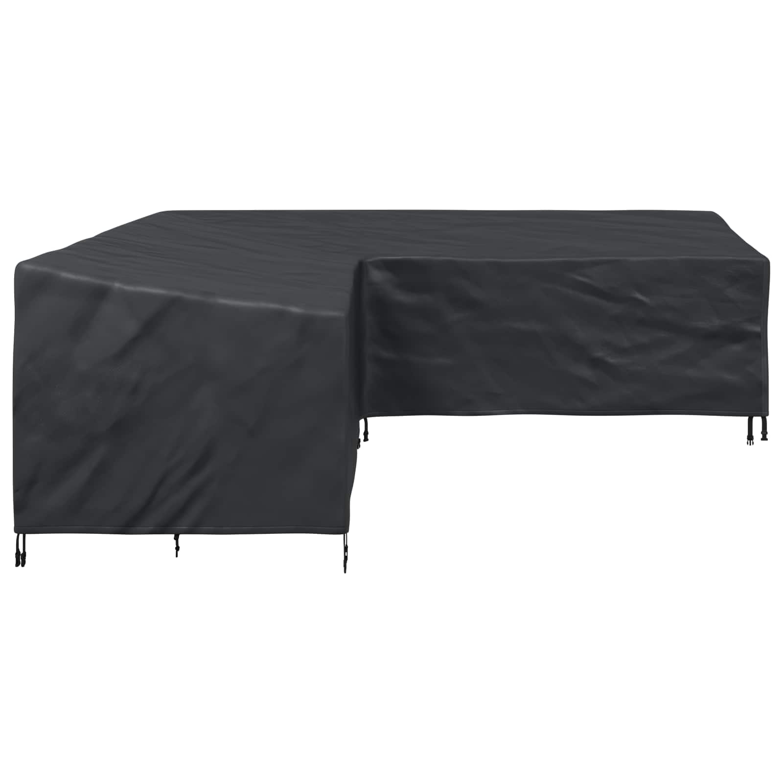 Möbelbezug Schwarz 235 x 235 x 85 cm 210D Oxford Stoff