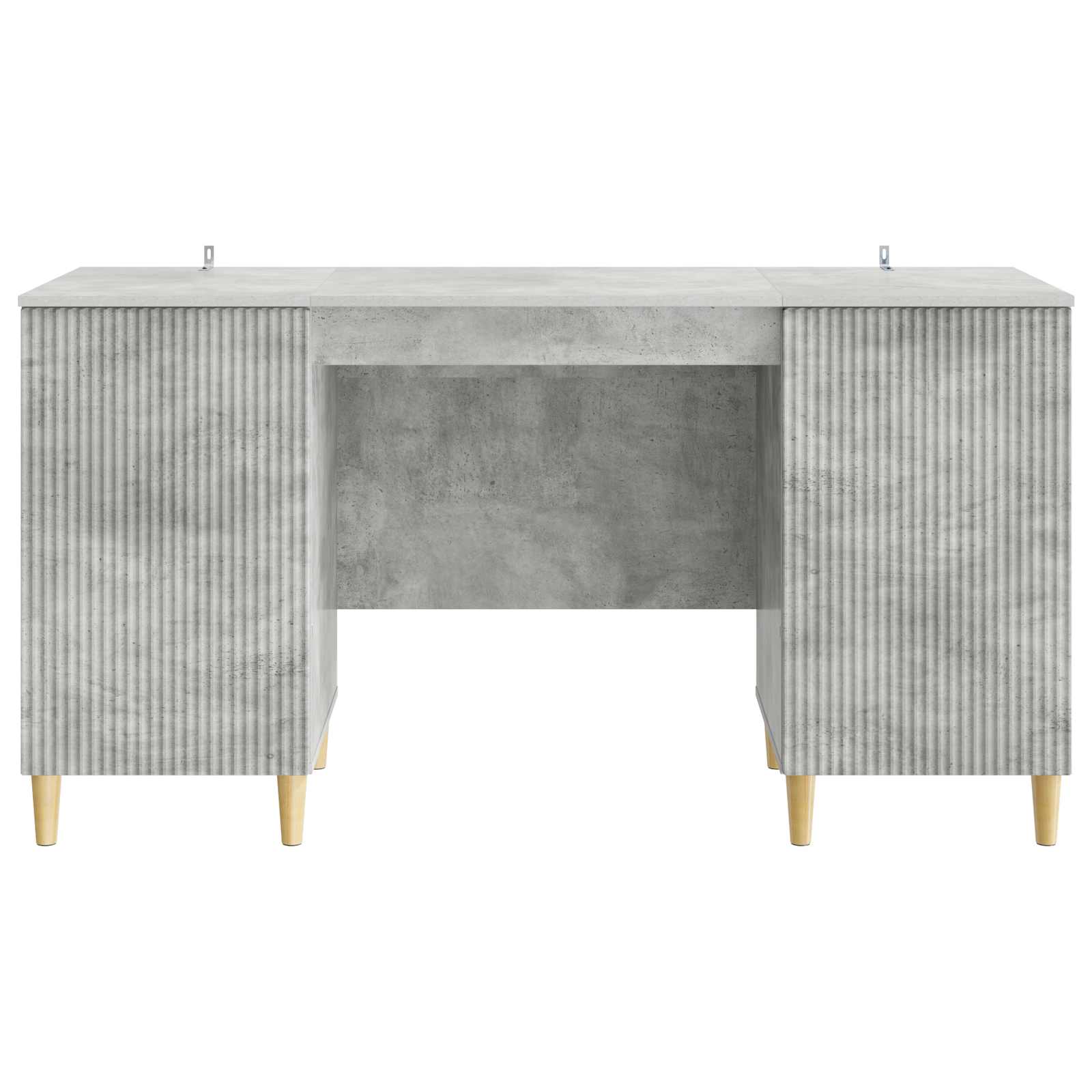 Schreibtisch mit Regal Schwarz 142,5 x 50 x 75 cm Holzwerkstoff