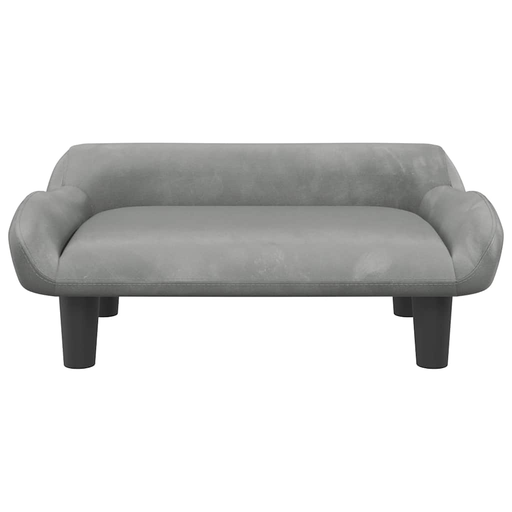 Hundebett Creme 70x40x24 cm Stoff