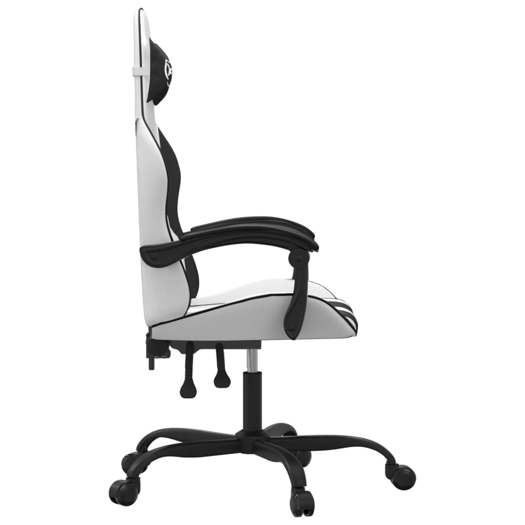 Gaming-Stuhl Drehbar Schwarz und Rot Kunstleder