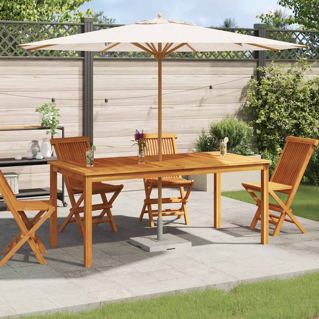 Garten-Esstisch 110x55x75 cm Massivholz Akazie