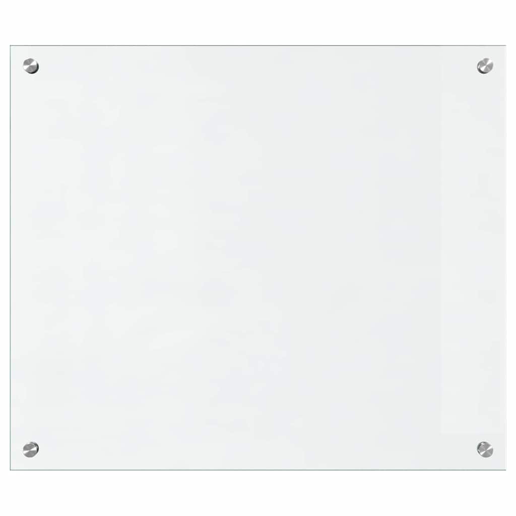 Küchenrückwand 2 pcs Weiß 70 x 40 cm Gehärtetes Glas