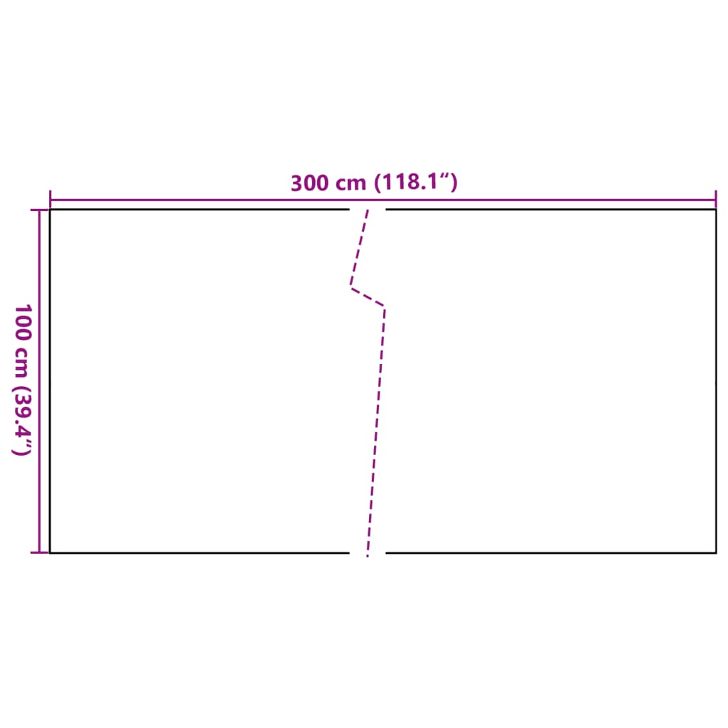 Balkon-Sichtschutz Anthrazit 300x90 cm Poly Rattan