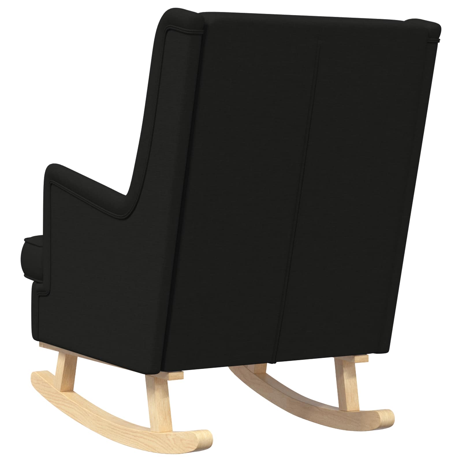 Schaukelstuhl Hellgrau 62 x 80 x 85 cm Stoff