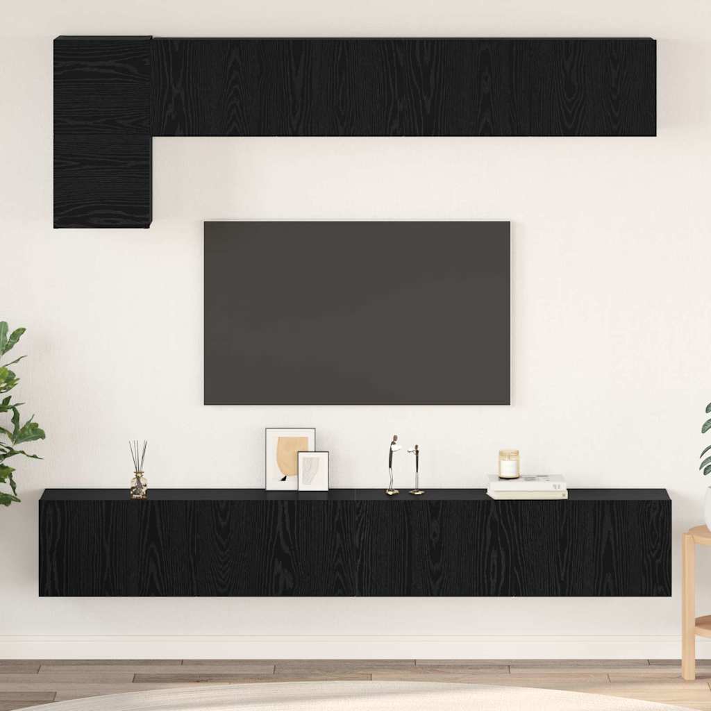 5-tlg. TV-Schrank-Set Weiß Holzwerkstoff