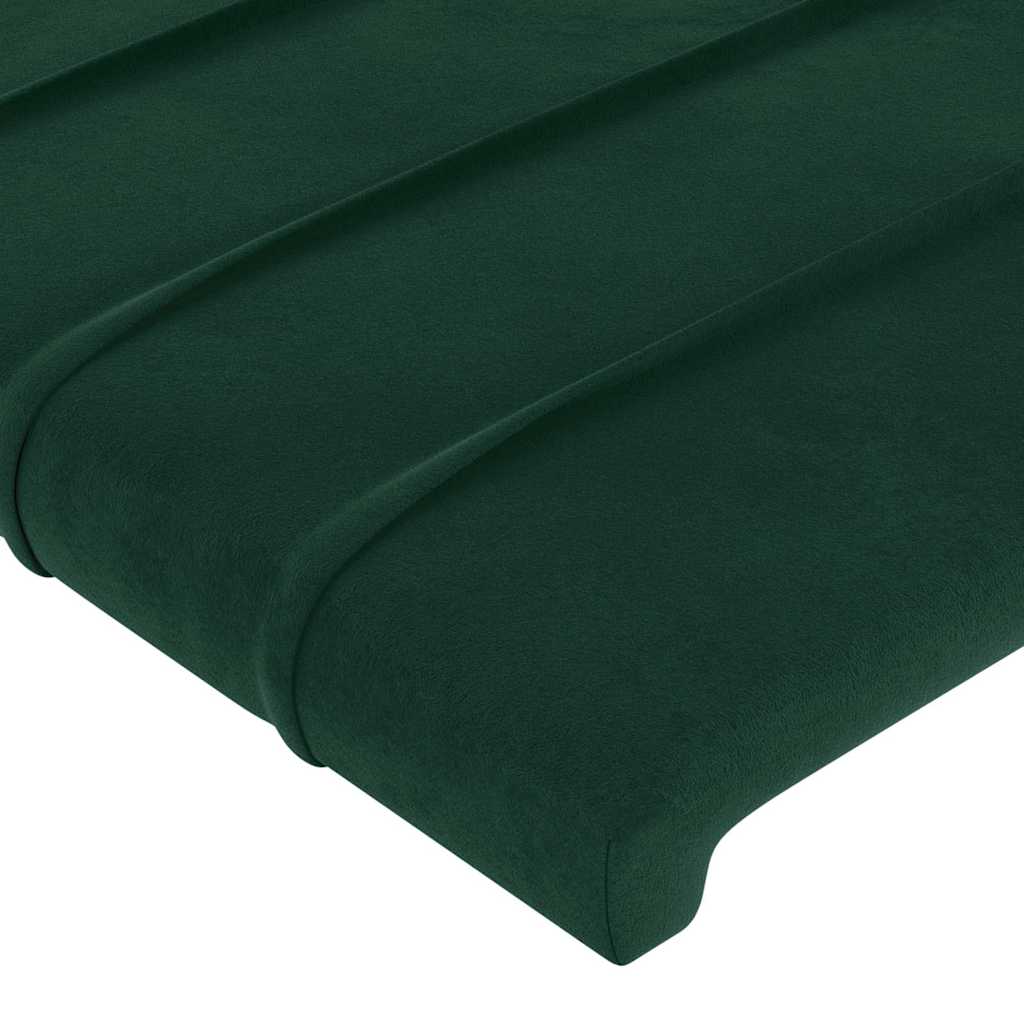Kopfteil Hellgrau 80x5x118/128 cm Samt