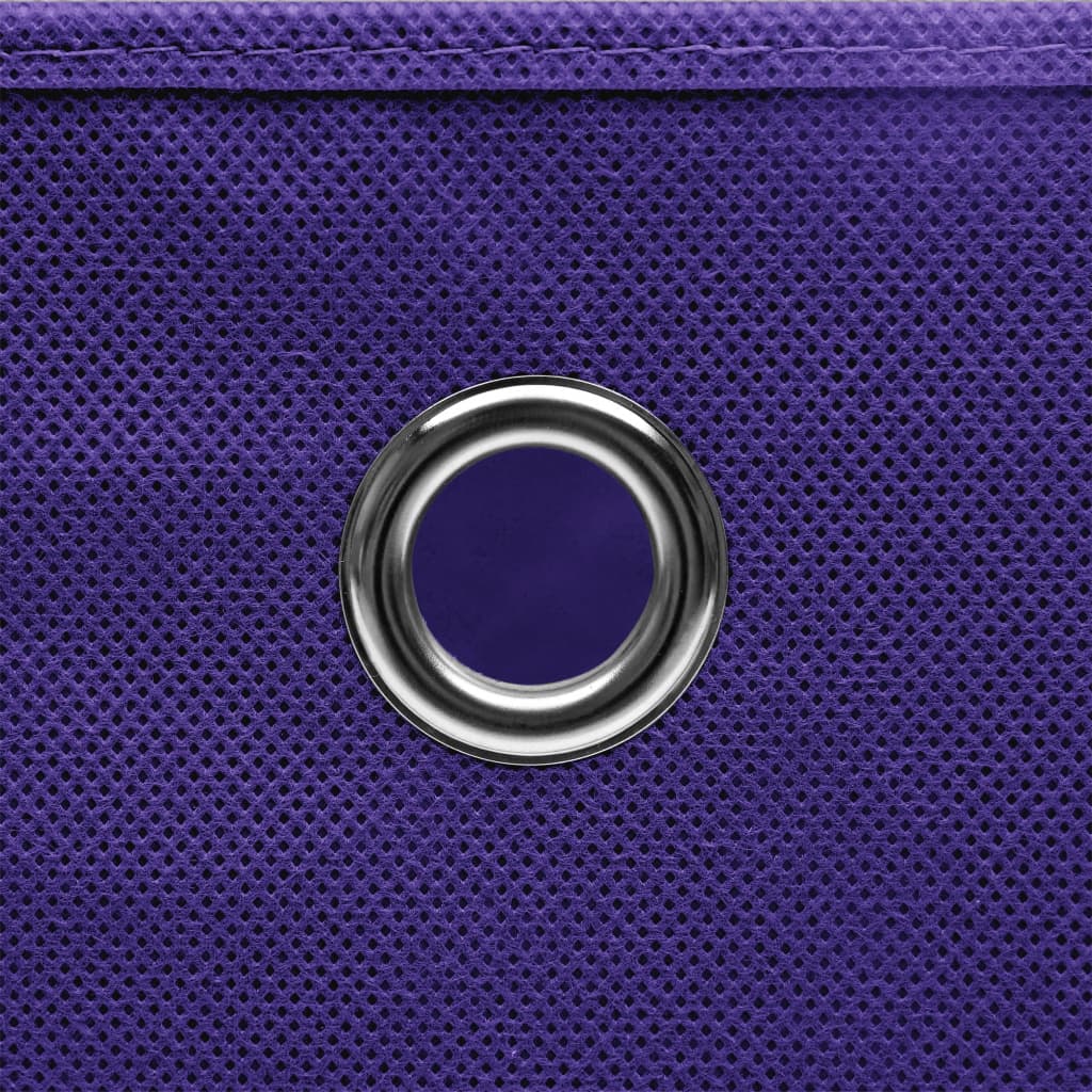 Aufbewahrungsboxen 4 Stk. Blau 32x32x32 cm Stoff