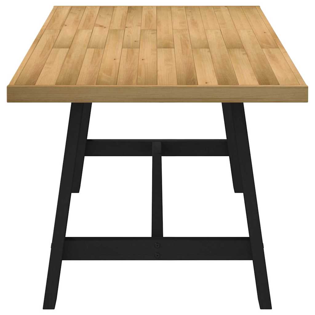 Esstisch NOAIN U-Form-Beine 180x90x75 cm Massivholz Kiefer