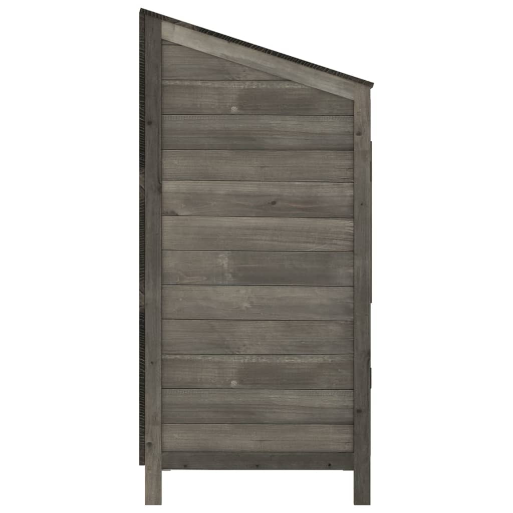 Geräteschuppen 55x52x174,5 cm Massivholz Tanne