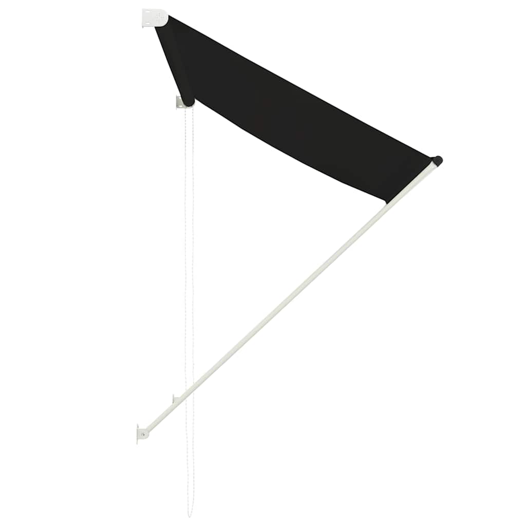 Einziehbare Markise 150×150 cm Blau und Weiß