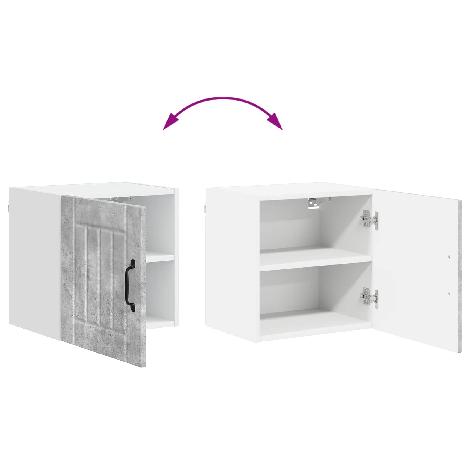 Herdumbauschränke 2 Stk. Lucca Weiß Holzwerkstoff