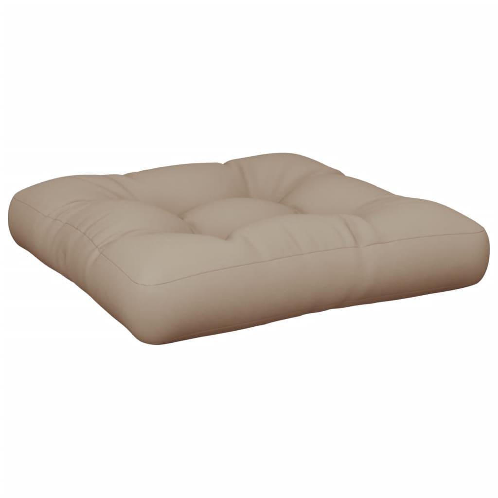 Palettenkissen Anthrazit 50x50x12 cm Stoff